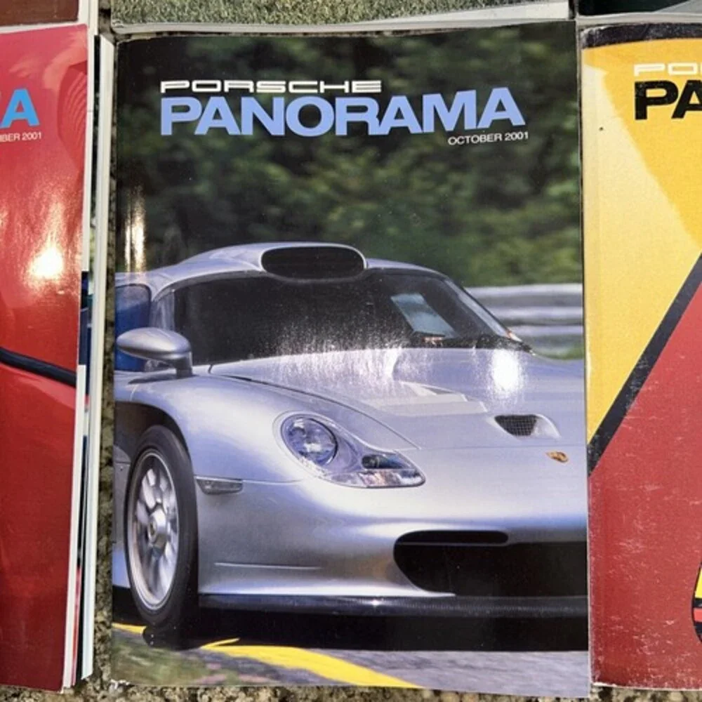 PORSCHE Panorama MAGAZINE 2001 Lot of 12 FULL YEAR Club of America